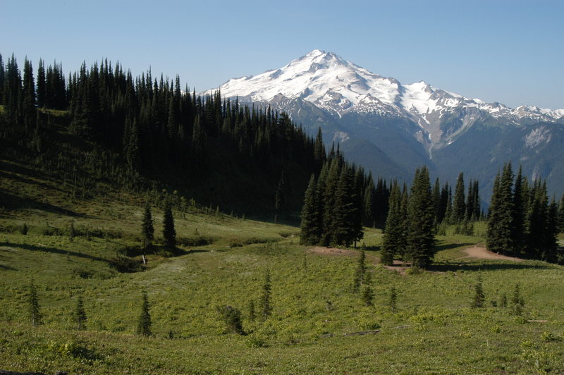 Glacier Peak from near Image Lake, within the confines of Mount Baker-Snoqualmie National Forest and the Glacier Peak Wilderness